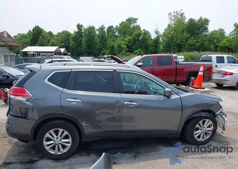 2016 Nissan Rogue Sv from USA, damaged, VIN 5N1AT2MM7GC744753